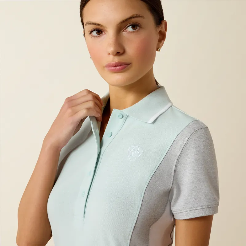 Ariat Ladies Taryn Polo Starlight/Heather Grey-3