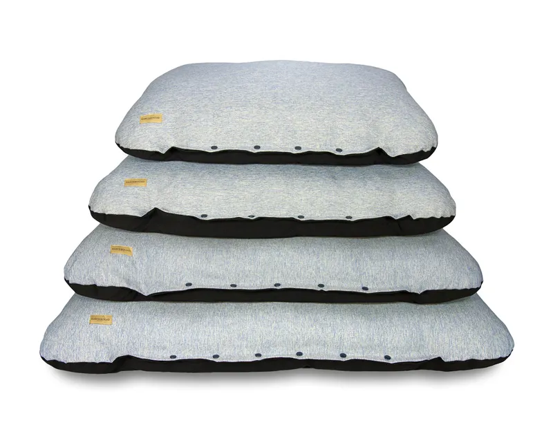 Earthbound Marlow Flat Cushion Ice Blue