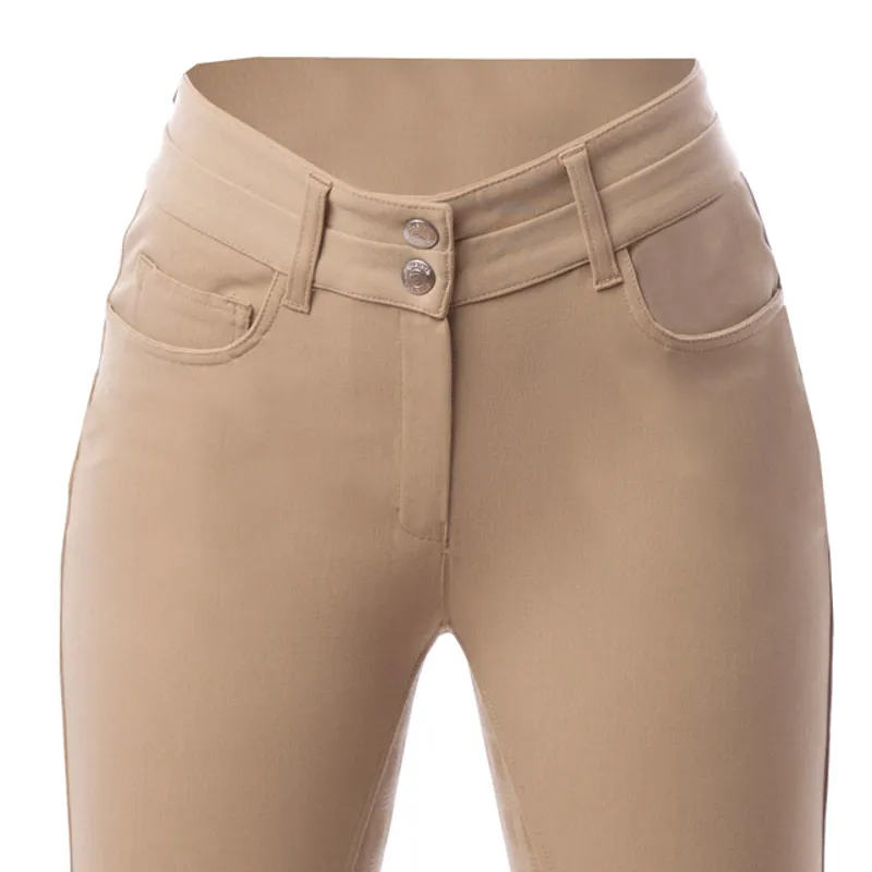 Equetech Ladies Shaper Breeches Beige-2