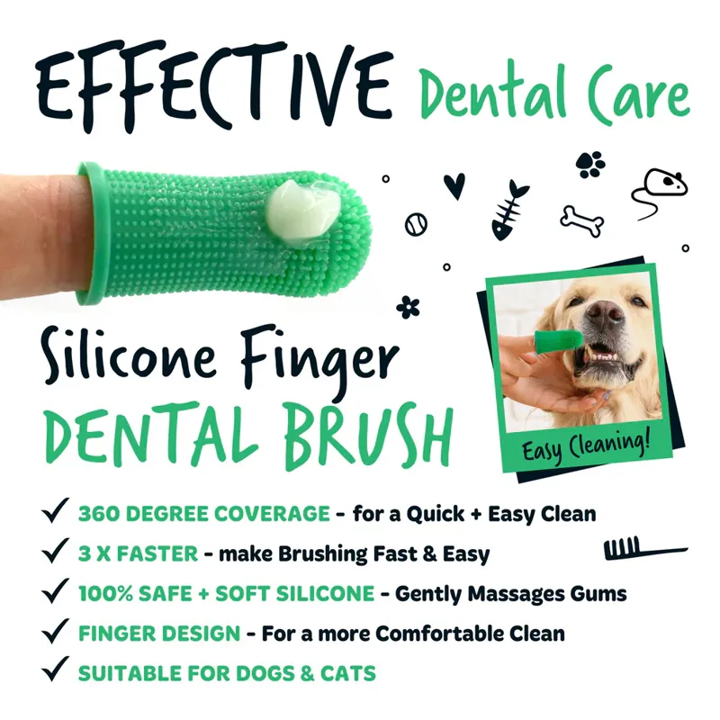 Bugalugs Silicone Finger Toothbrush