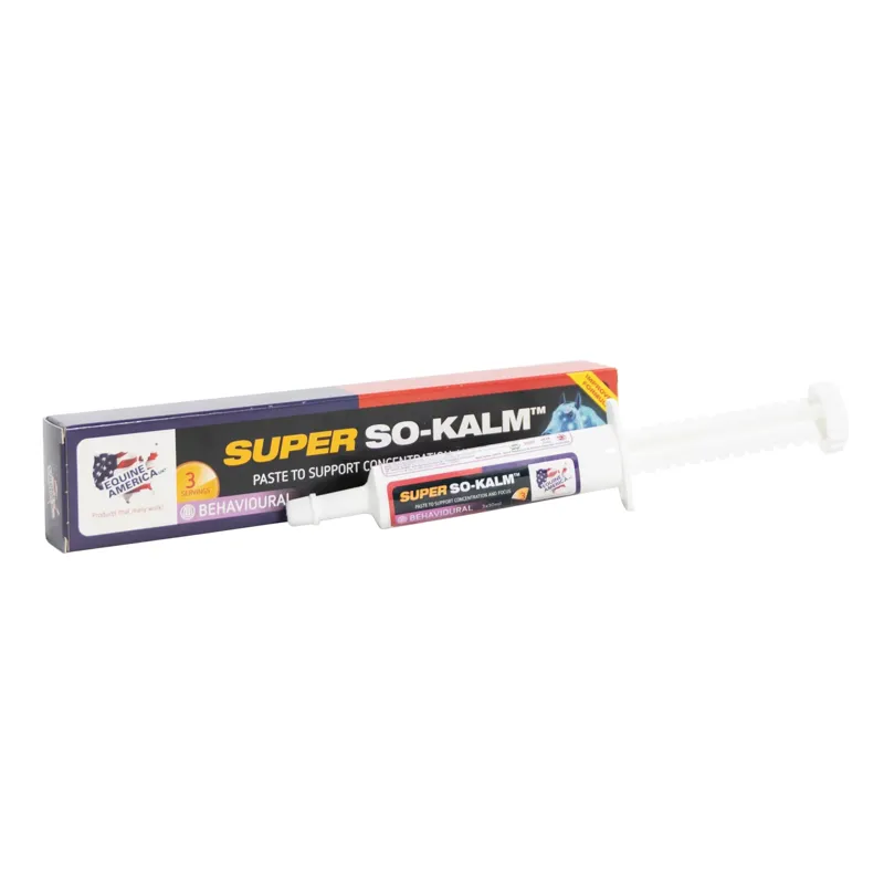 Equine America Super So Kalm Paste 3x10ml-1