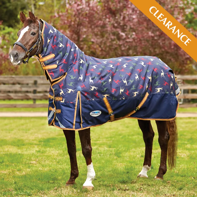 Weatherbeeta ComFiTec Plus Dynamic Combo Medium Weight Turnout Rug Stag Print 7'0