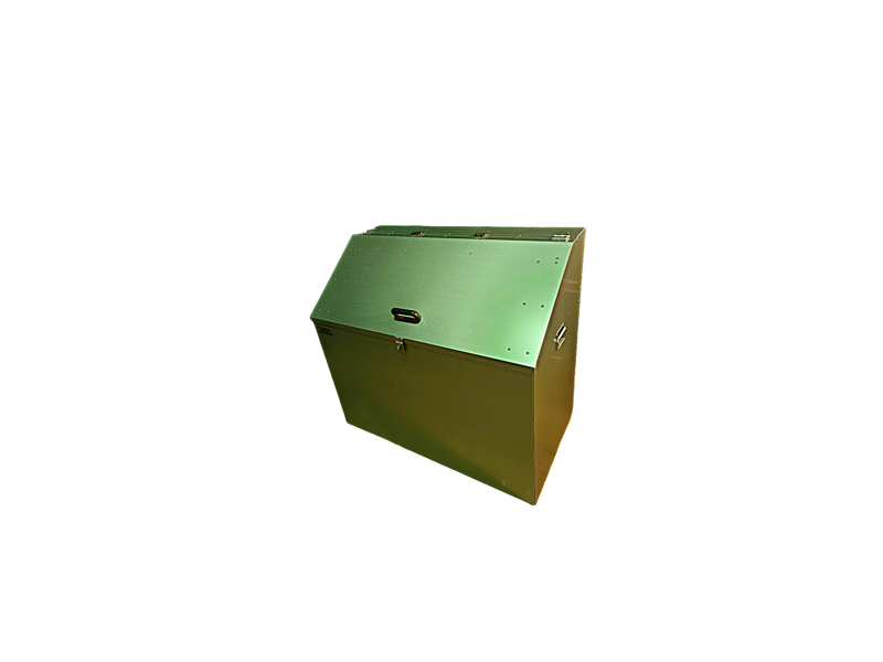 Sloped Feed Storage Bin Three Compartment
