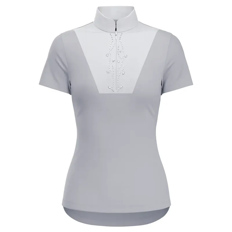 Equetech Ladies Virginia Competition Shirt Grey