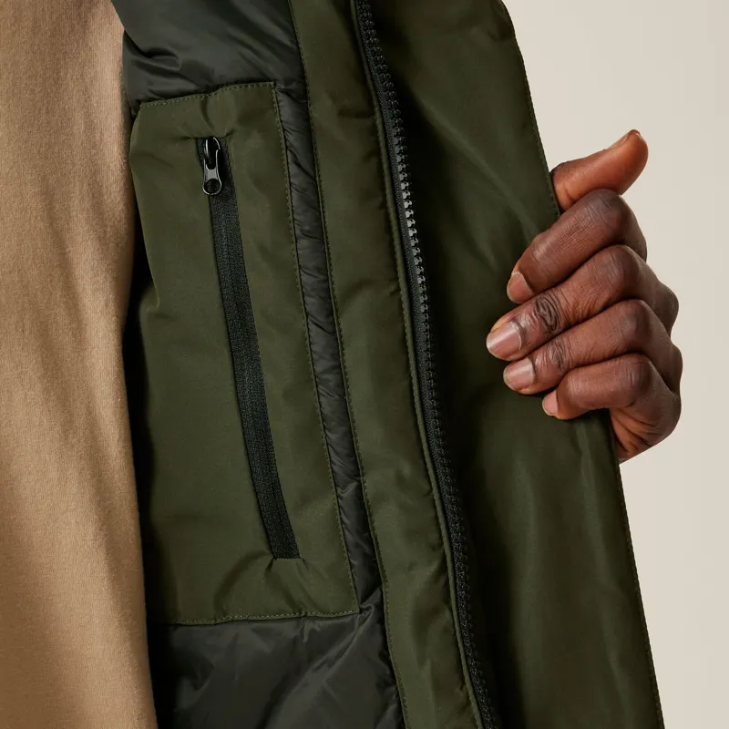 Regatta Mens Penbreck II Waterproof Jacket Dark Khaki-2