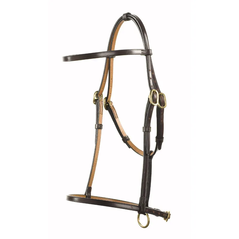 E Jeffries Filly Slip Medium Havana 3/8 inch