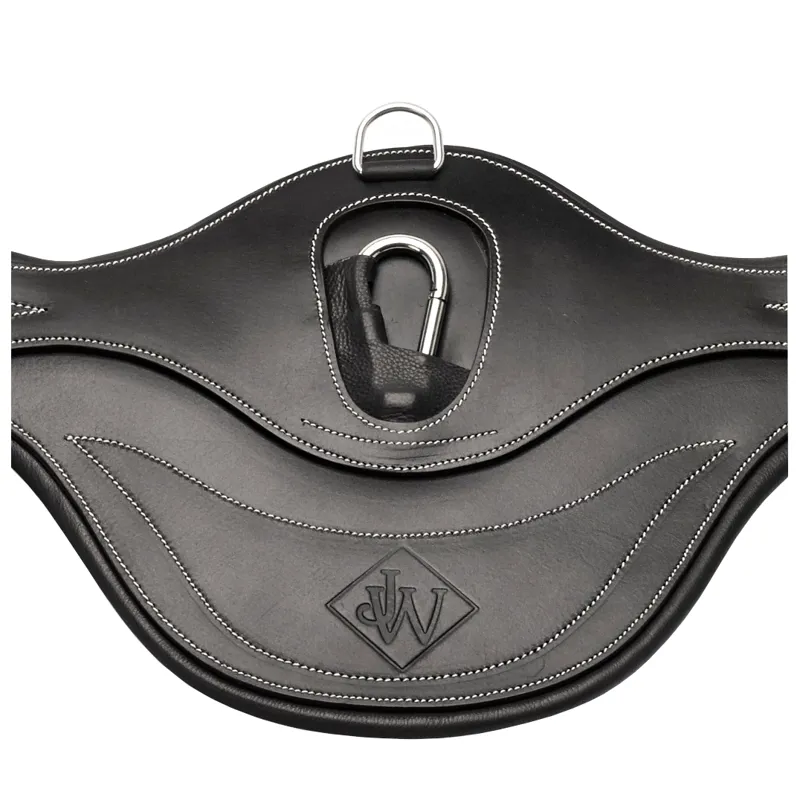 John Whitaker Padded Stud Girth Black-1