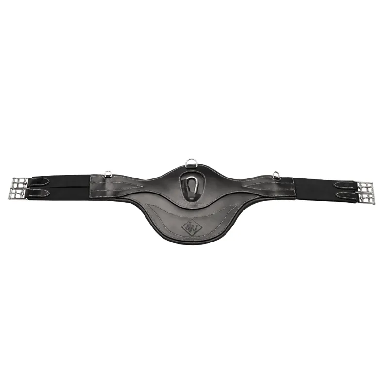 John Whitaker Padded Stud Girth Black