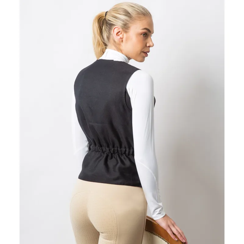 Equetech Ladies Quantum Dressage Waistcoat Black-1