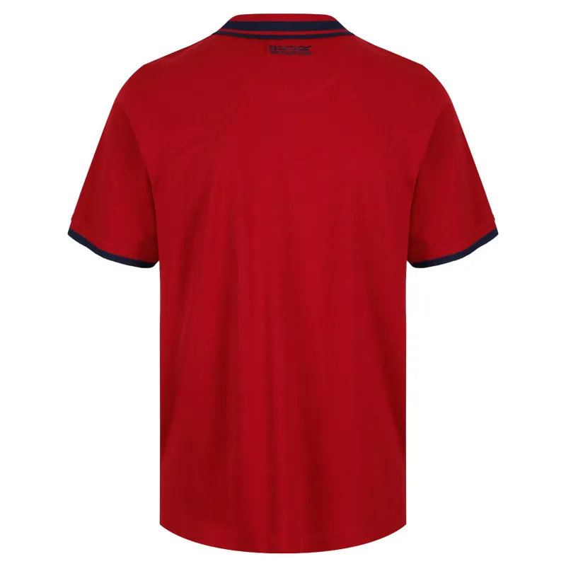 Regatta Mens Talcott Polo Shirt II Delhi Red-1
