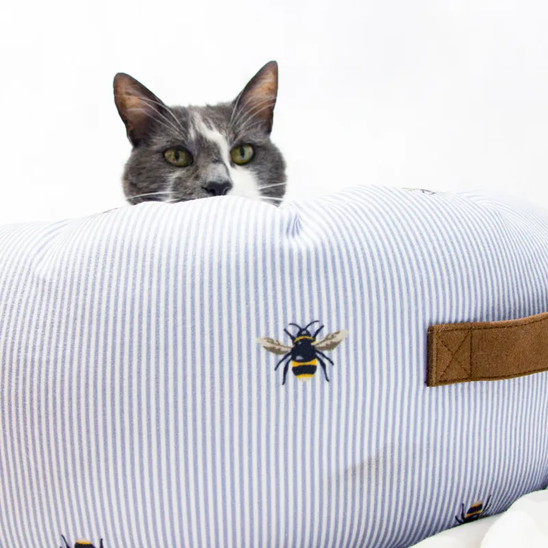 Joules Cat Bee Doughnut Bed-1