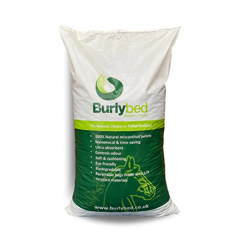 Burlybed Miscanthus Pellets - Full Pallet of 65 Bags