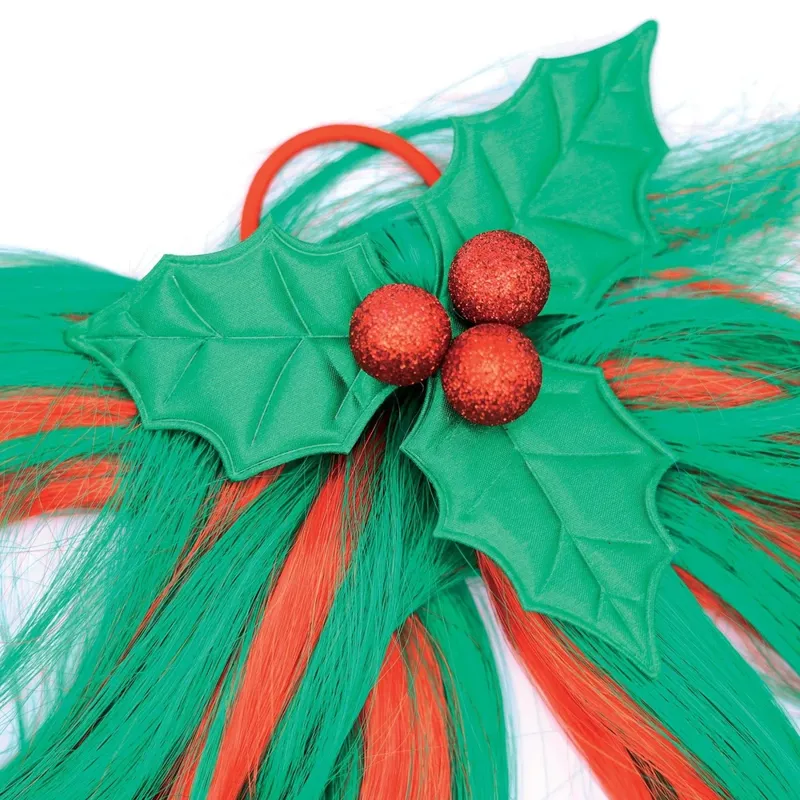 Equetech Christmas Holly Tail Tassel-2