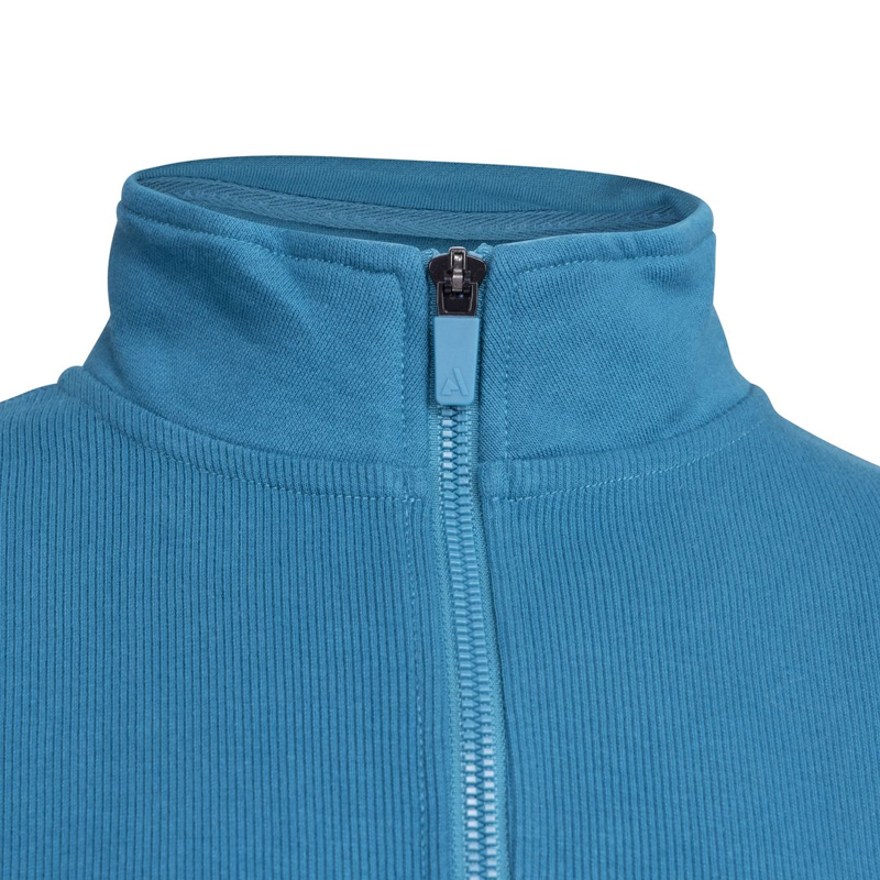 Aubrion Young Rider React Quarter Zip Sweater Kingfisher-2