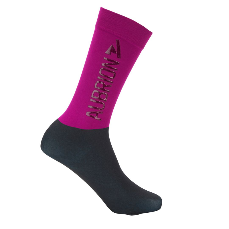 Aubrion React Performance Socks Fuchsia-1