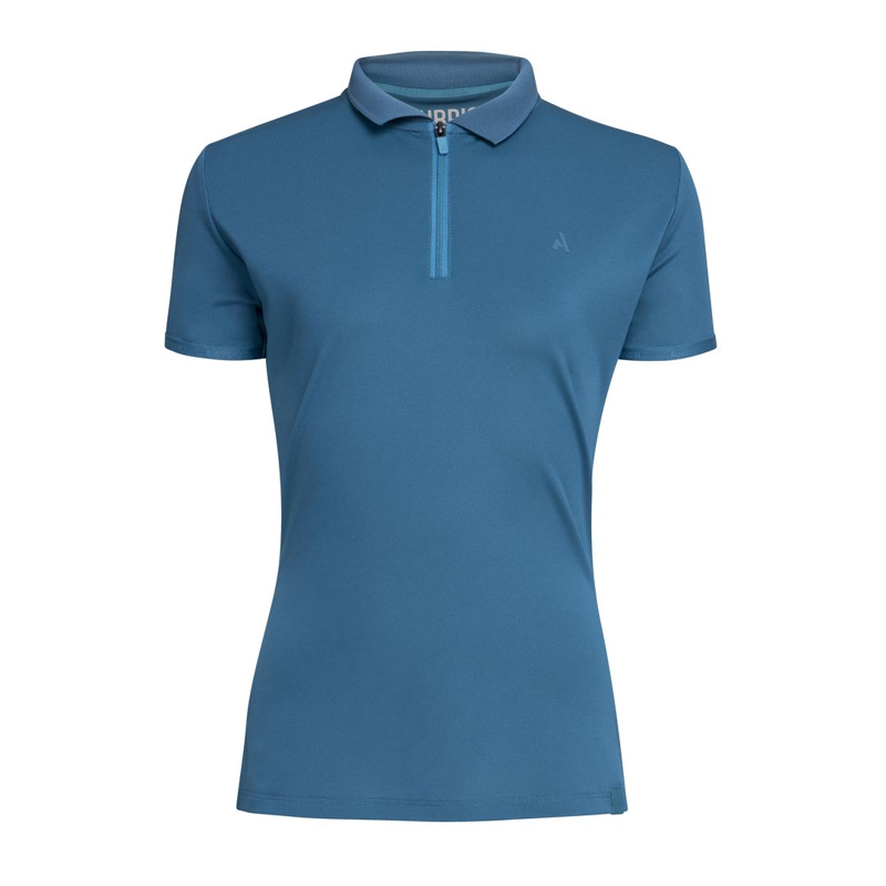 Aubrion Young Rider React Tech Polo Kingfisher