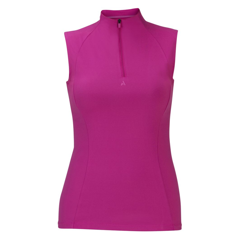 Aubrion React Sleeveless Baselayer Fuchsia