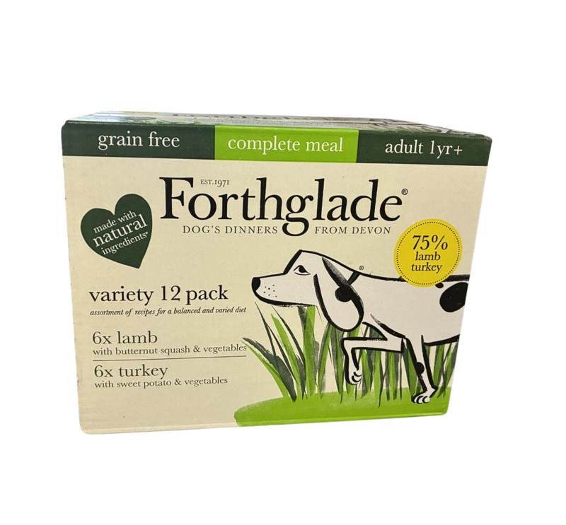 Forthglade Complete Multi Pack Turkey Lamb and Vegetables 12 x 395g