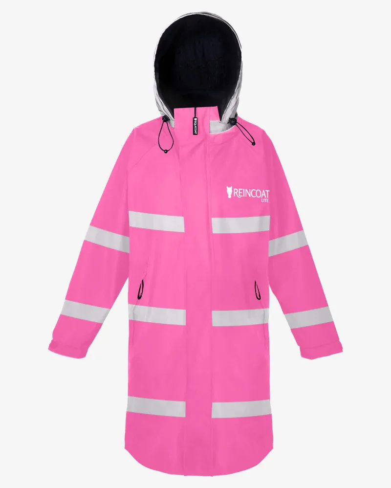 Reincoat Lite Adults Hi-Vis Pink