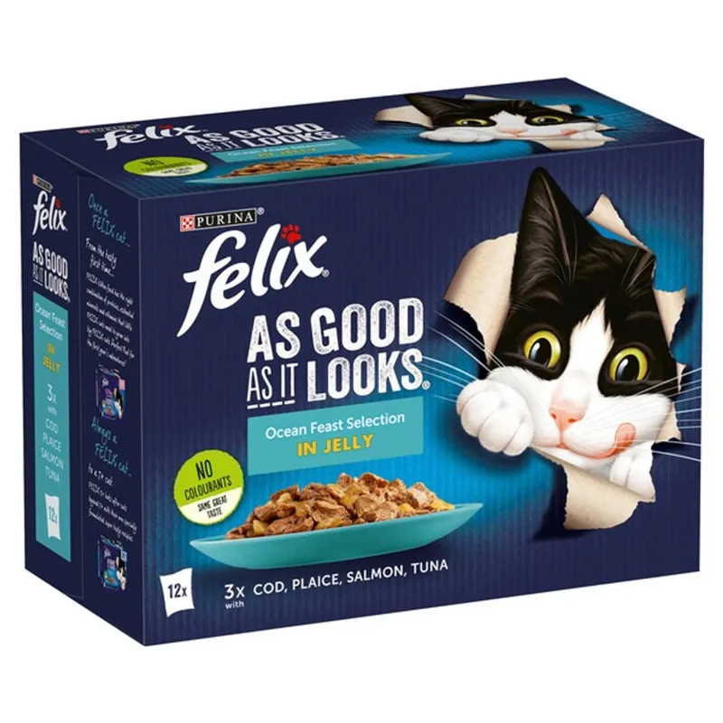 Felix As Good As It Looks Pouches Ocean Feasts 12x85g