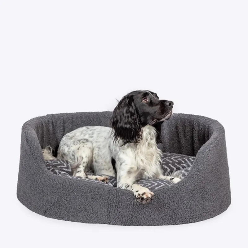 Danish Design Dog Slumber Bed Charcoal-3