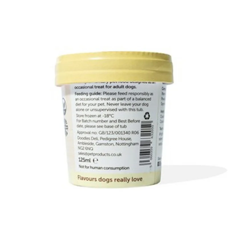 Doodles Deli Vanilla Frozen Doggy Treats 125ml-1