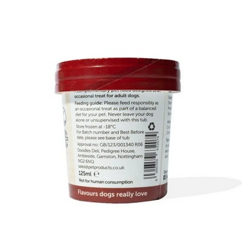 Doodles Deli Beef Frozen Doggy Treats 125ml-1