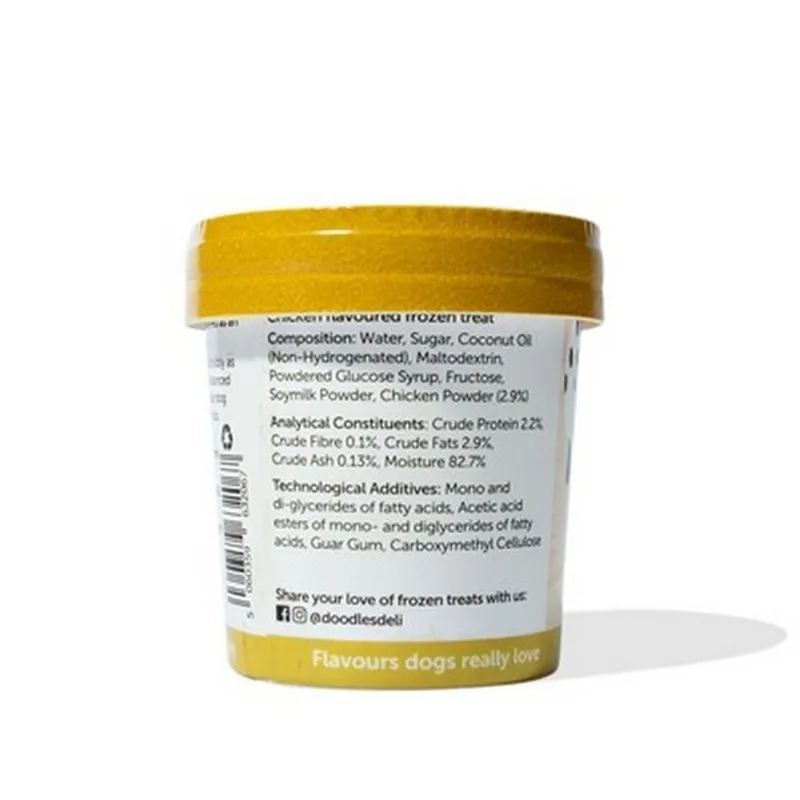 Doodles Deli Chicken Frozen Doggy Treats 125ml-2