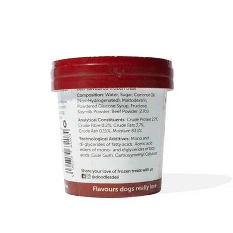 Doodles Deli Beef Frozen Doggy Treats 125ml-2