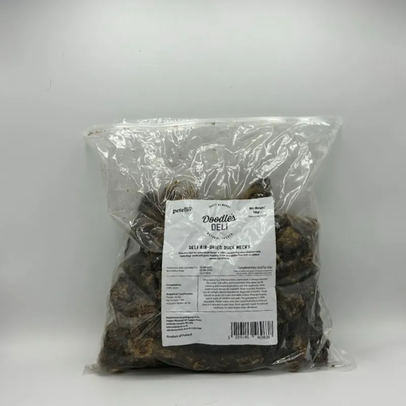 Doodles Deli Air Dried Duck Necks 1kg-1