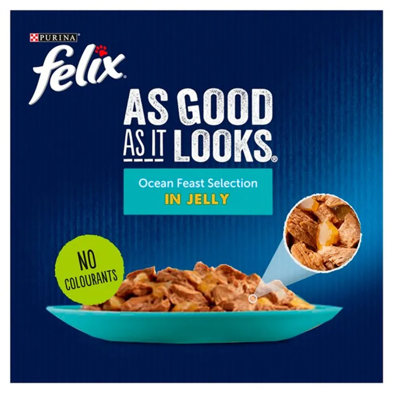 Felix As Good As It Looks Pouches Ocean Feasts 12x85g-1