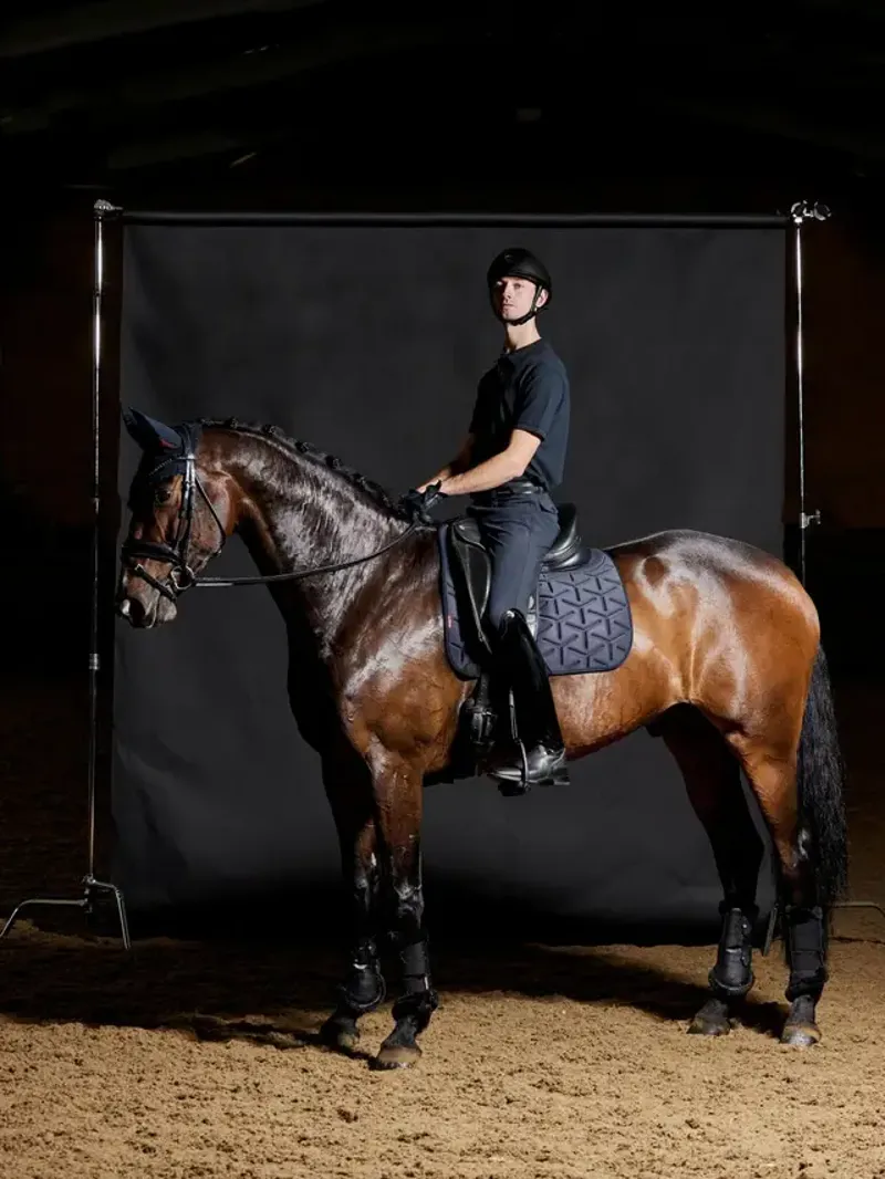 LeMieux ProForm Moulded Dressage Pad Navy Large-2