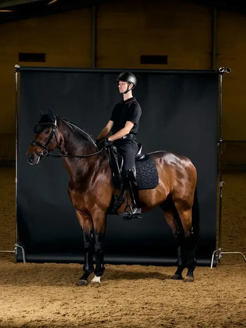 LeMieux ProForm Moulded Dressage Pad Black Large-2