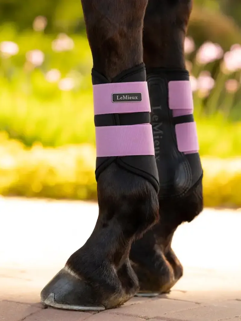 LeMieux Air-Tek Grafter Brushing Boots Mallow-1