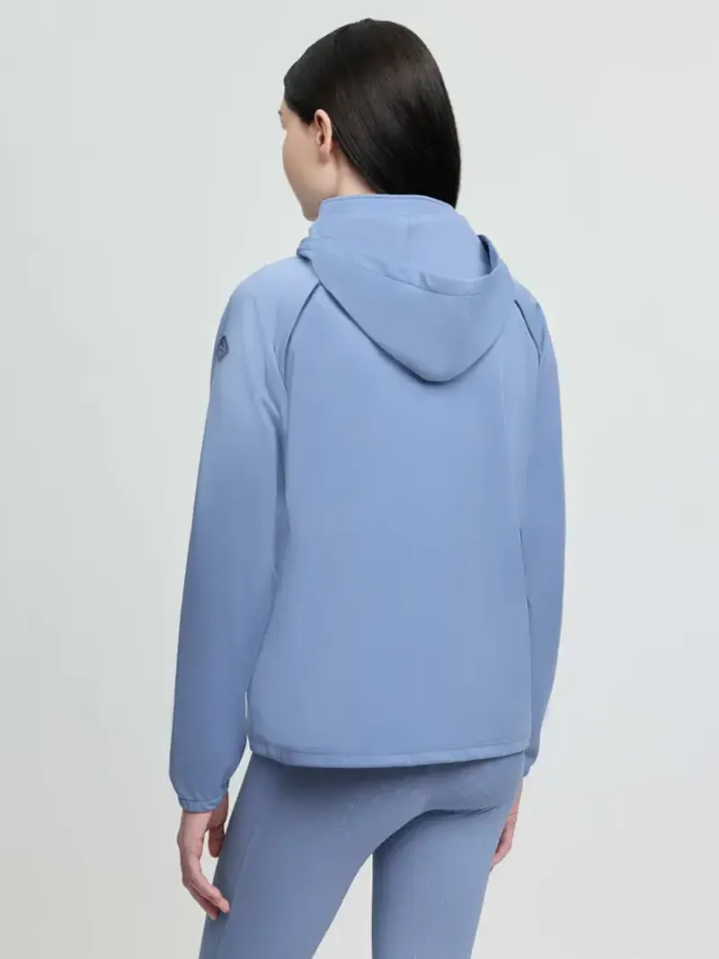 LeMieux Young Rider Paige Quarter Zip Waterproof Jacket Powder Blue-2