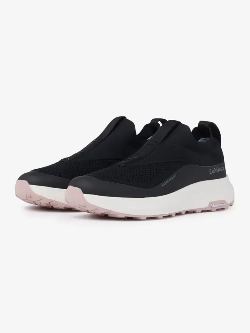 LeMieux Kanta Slip On Waterproof Trainer Black-1
