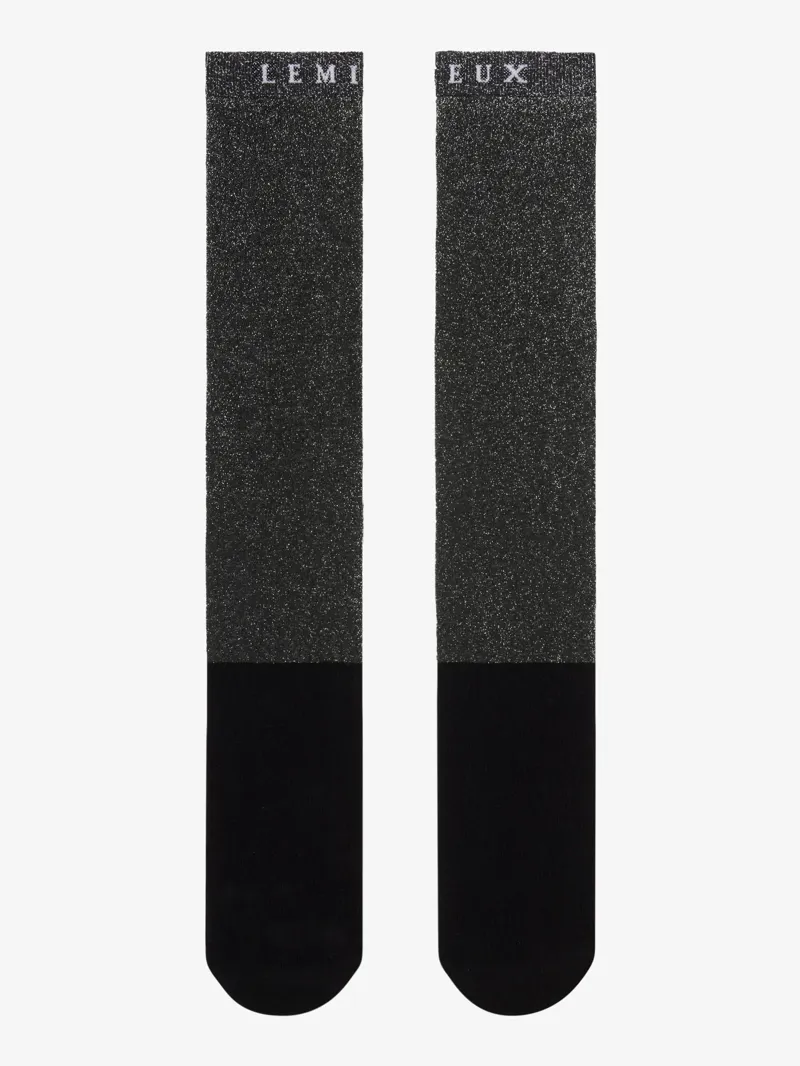 LeMieux Brilliance Competition Sock Black-1