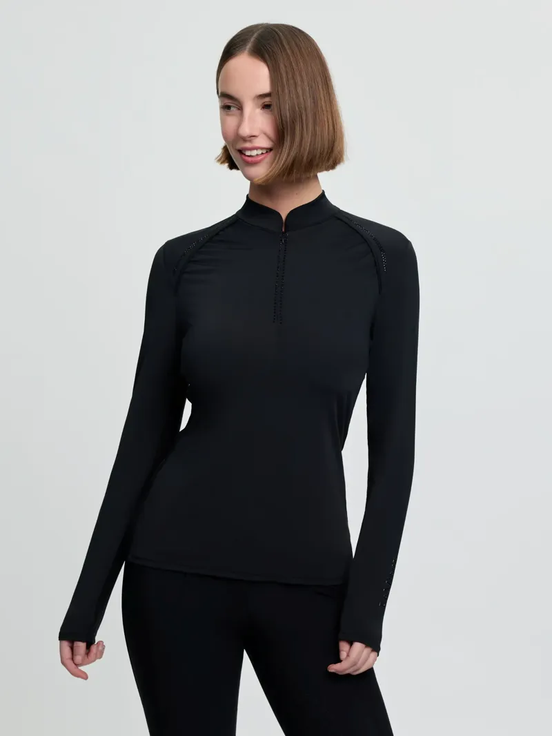 LeMieux Brilliance Heyden Lightweight Base Layer Black-1