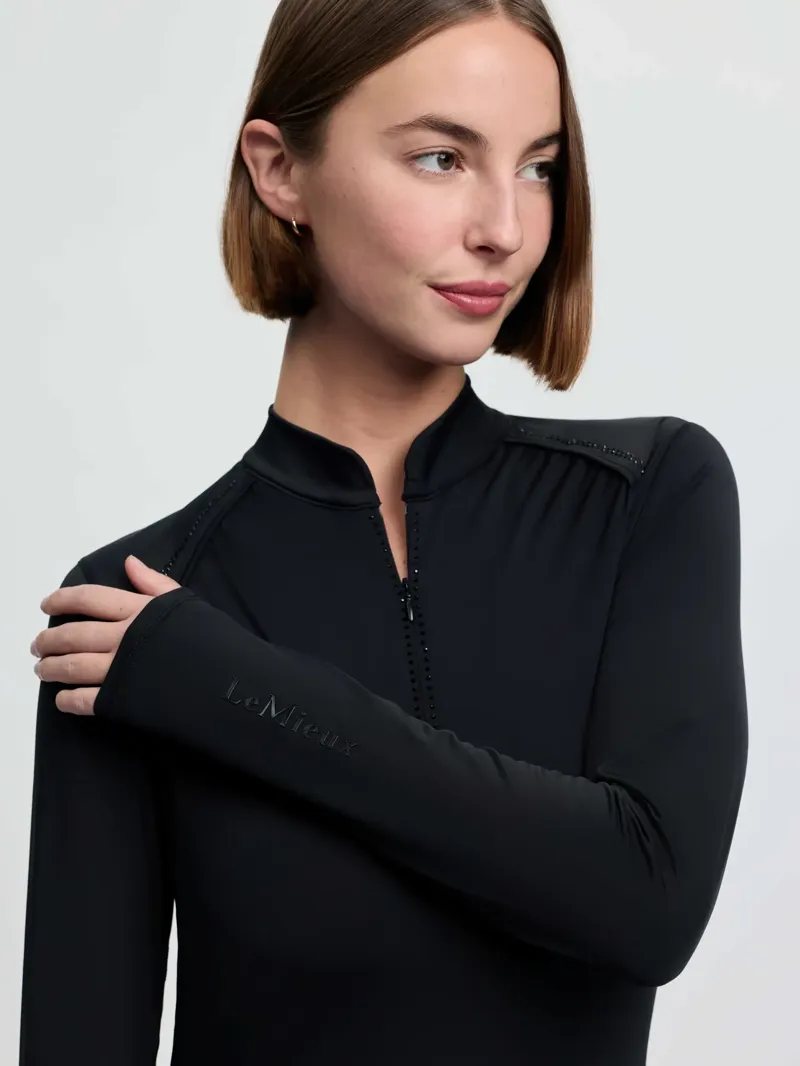 LeMieux Brilliance Heyden Lightweight Base Layer Black-3