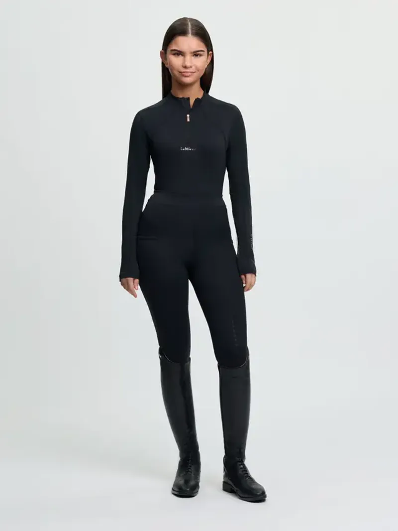 LeMieux Young Rider Sparkle Base Layer Black-4