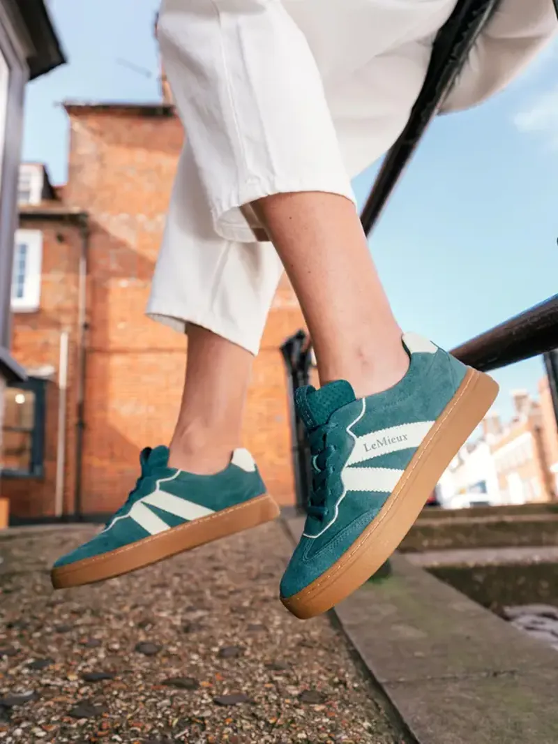 LeMieux Stockbridge Suede Lifestyle Trainers Jungle-4