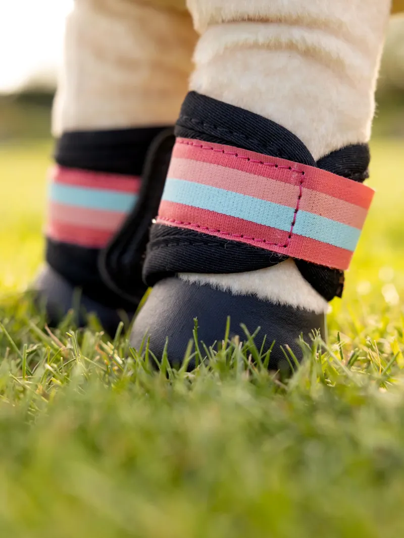 LeMieux Harlow Toy Pony Grafter Boots Coral Crush-1