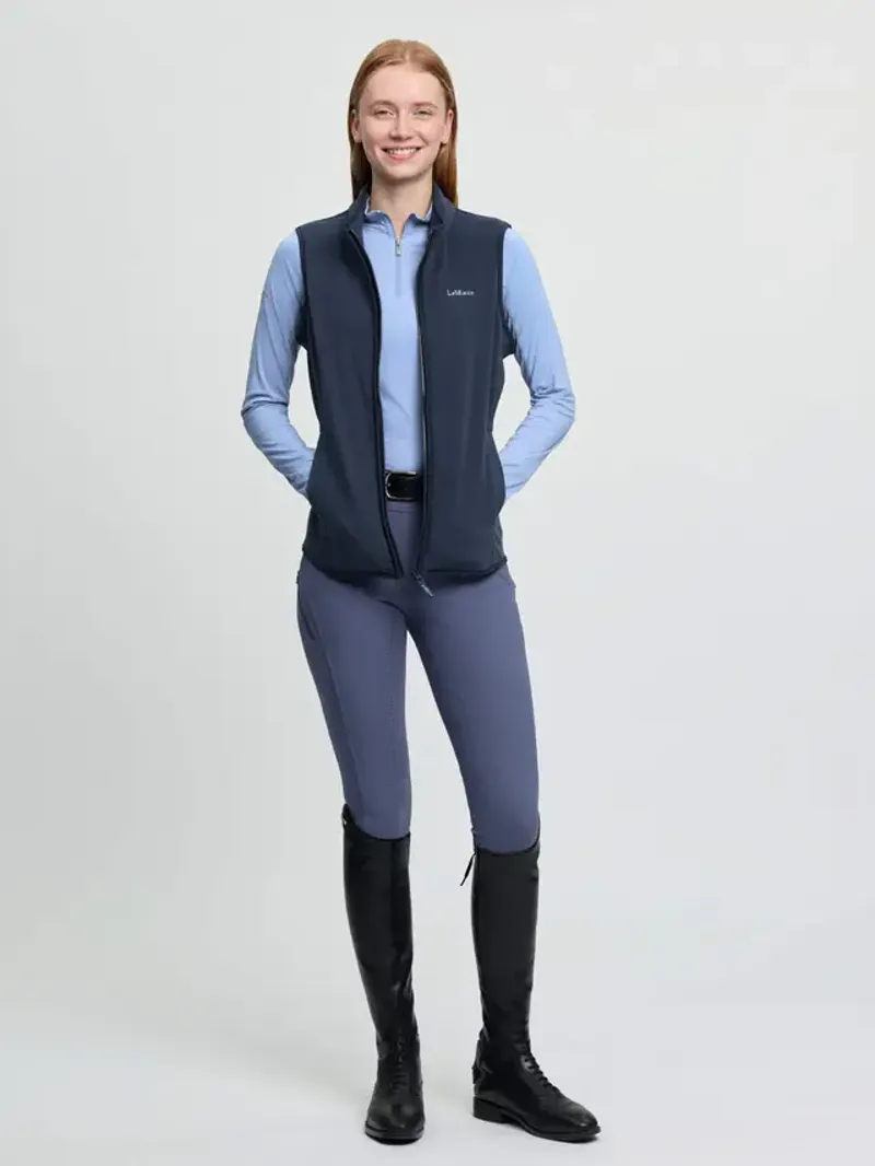 LeMieux Roberta Fleece Gilet Navy-5