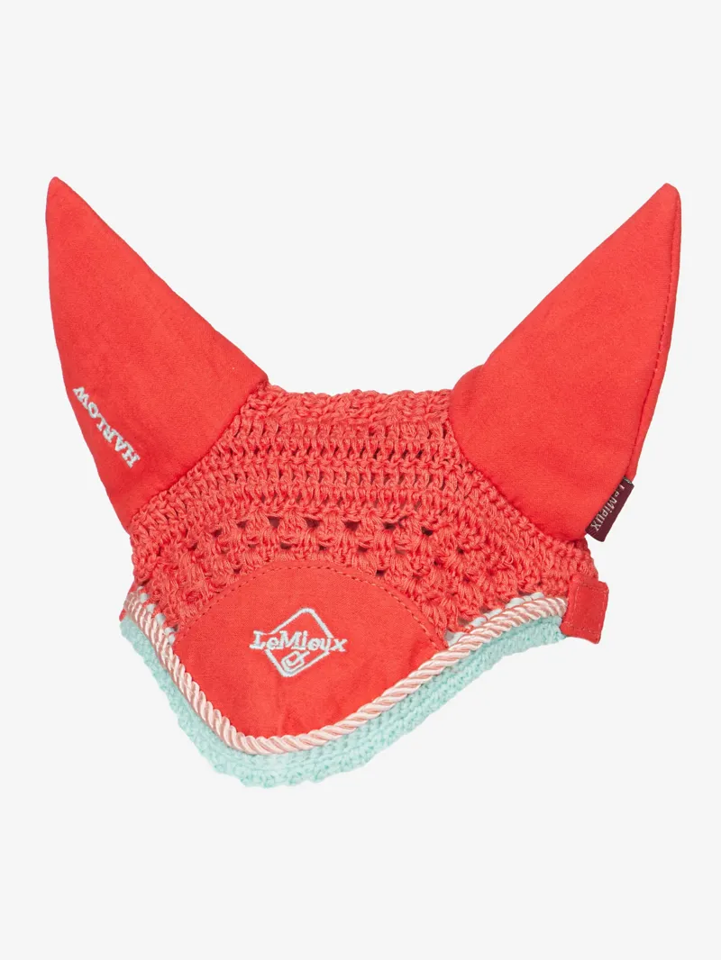 LeMieux Harlow Hobby Horse Fly Hood Coral Crush
