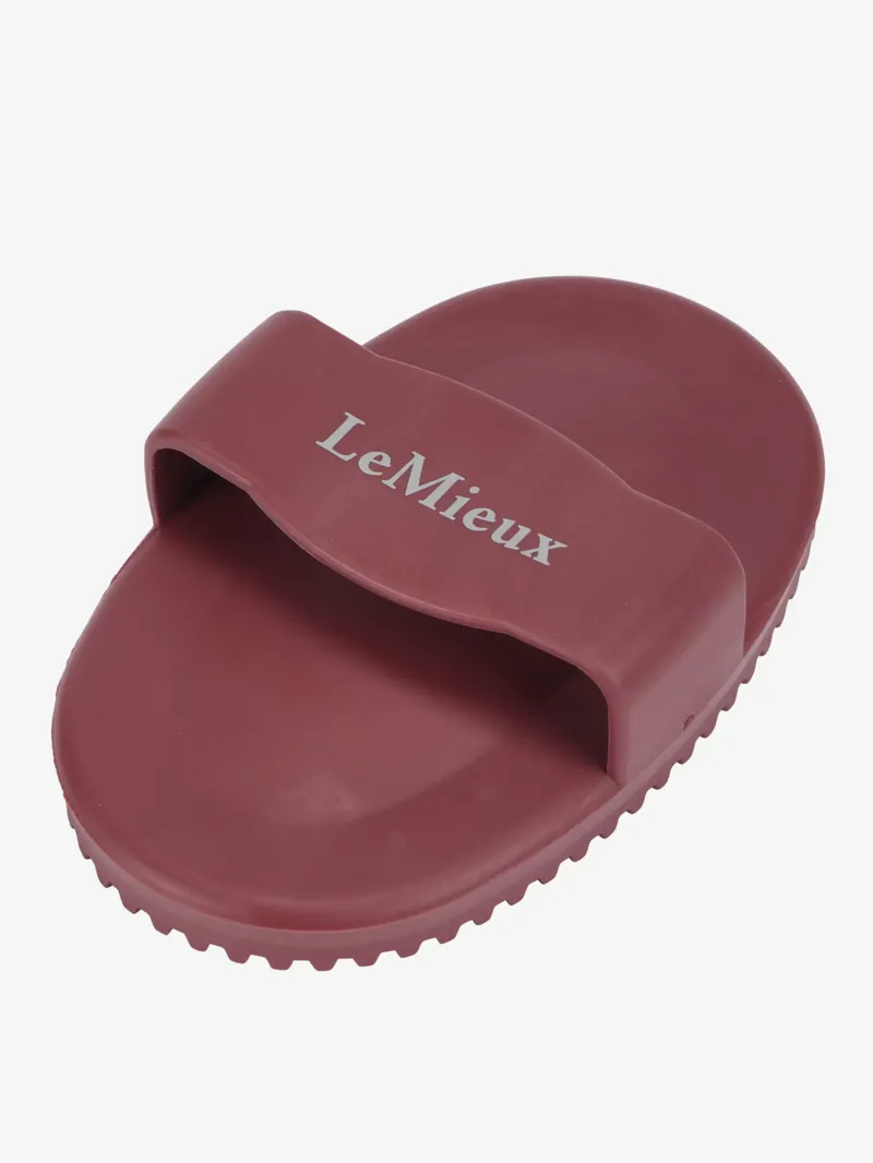 LeMieux Rubber Curry Comb Red