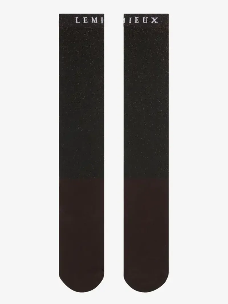 LeMieux Brilliance Competition Sock Espresso-1