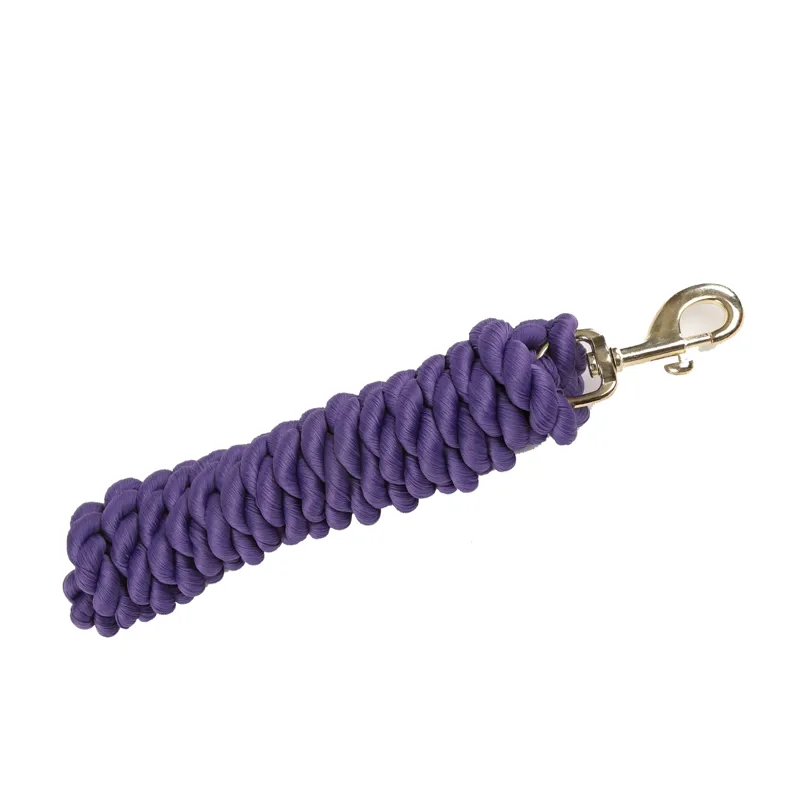 Shires Extra Long Lead Rope Purple-1