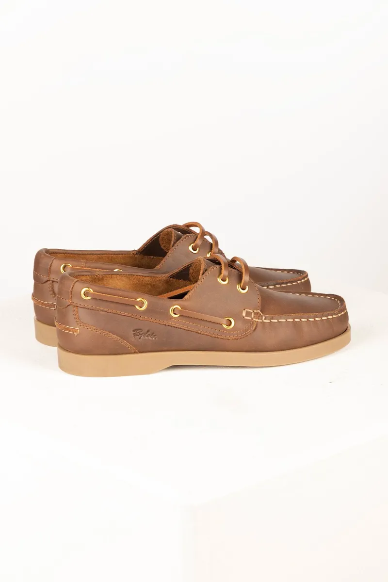 Rydale Ladies Reighton Deck Shoe Antique Tan-1