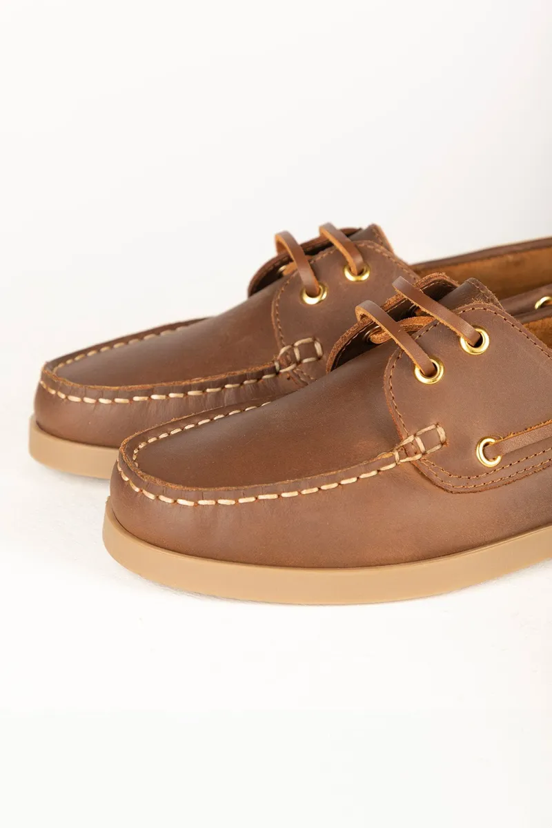 Rydale Ladies Reighton Deck Shoe Antique Tan-2