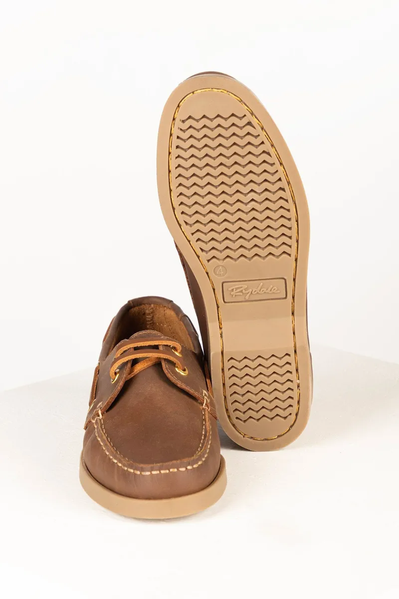 Rydale Ladies Reighton Deck Shoe Antique Tan-3